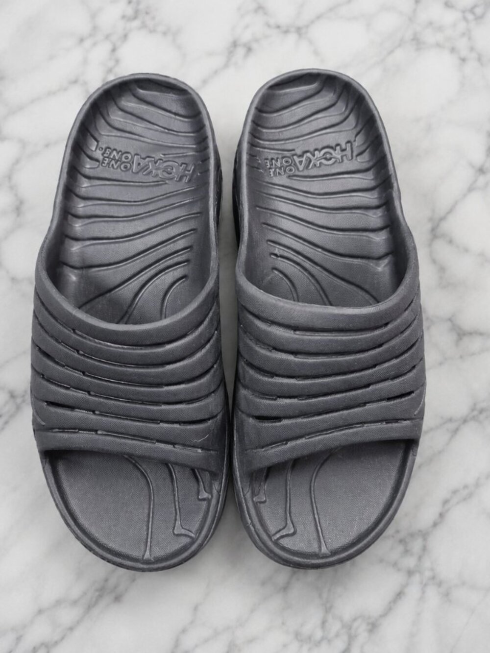 Hoka One One Ora Recovery Slide 3 Men's Black Sandals Size 10 - Picture 7 of 11